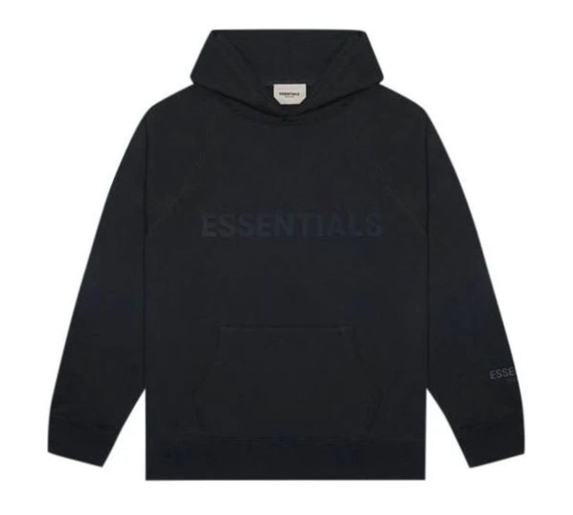 Fear of god Essentials FW20 Silicon Applique Hoodie ´ Black ´