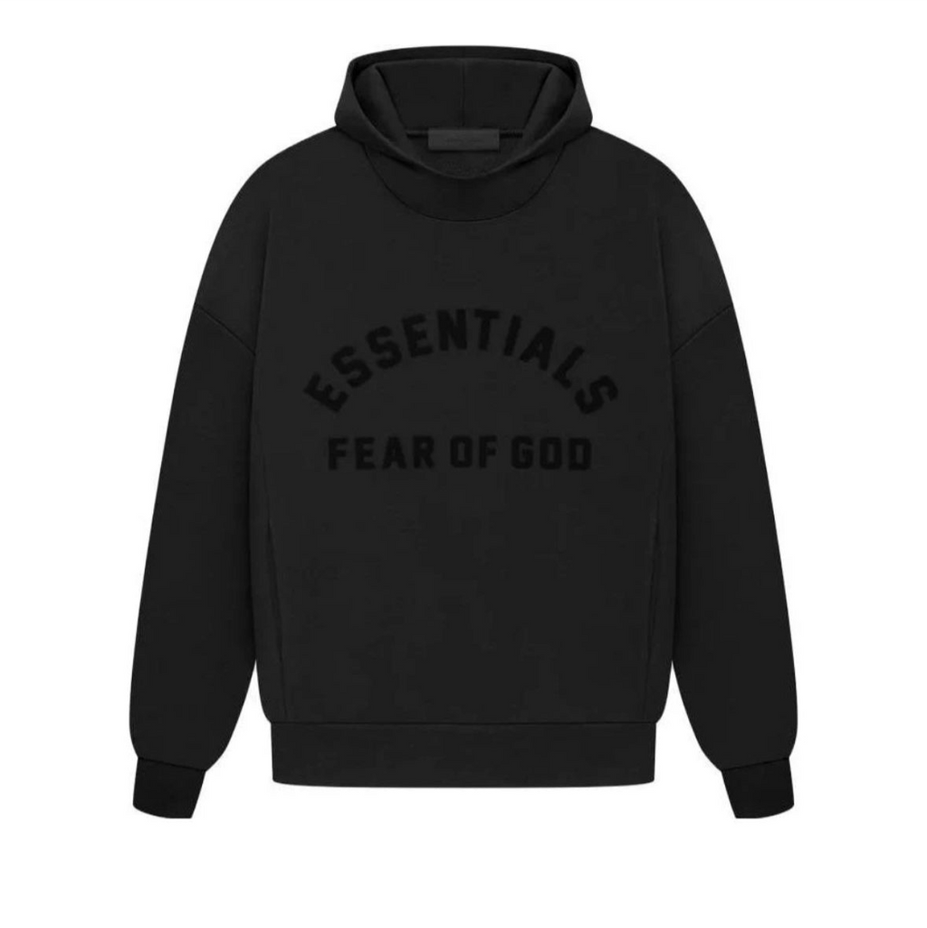 Fear of God Essentials SS23 Arch Logo Hoodie ‘ jet Black ‘
