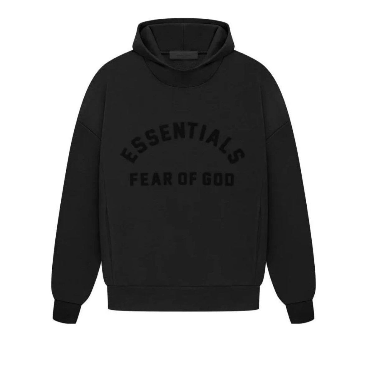 Fear of God Essentials SS23 Arch Logo Hoodie ‘ jet Black ‘