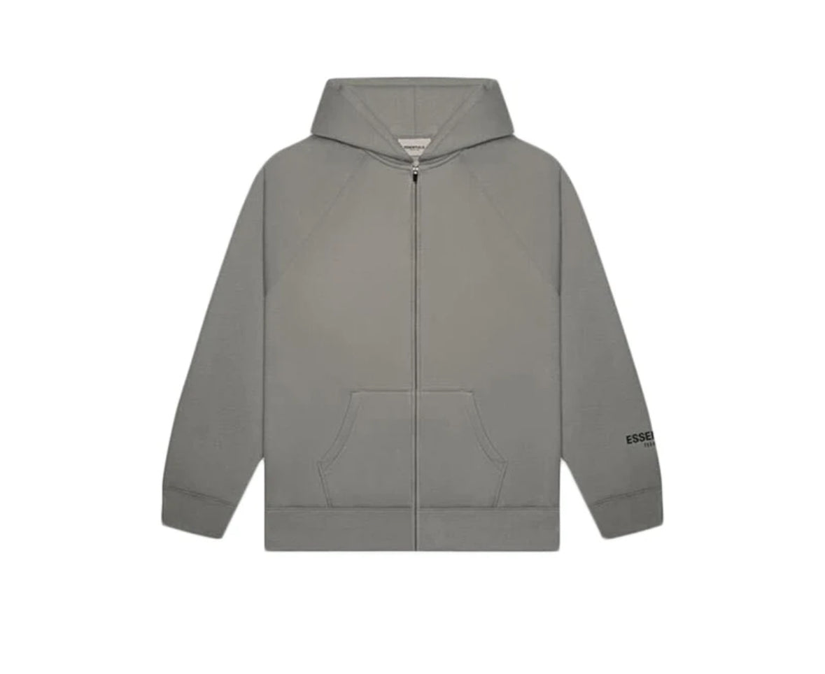 Fear of God Essentials SS20 Full Zip hoodie ‘ Charcoal ´
