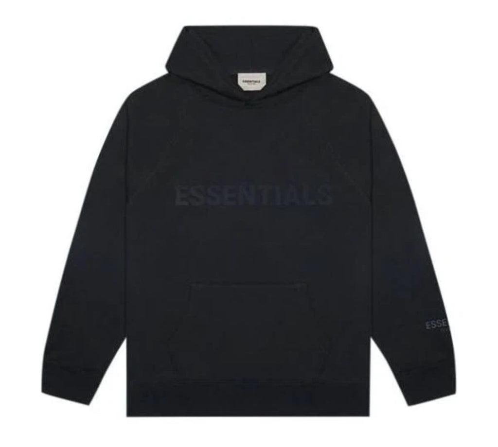 Fear of god Essentials FW20 Silicon Applique Hoodie ´ Black ´
